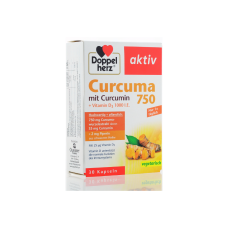 DOPPELHERZ CURCUMA 750MG & VIT D3 1000IU 30CAPS