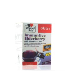 DOPPELHERZ IMMUNTIVE ELDERBER & ZINC SACHS 10X