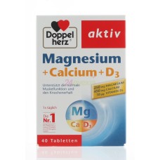 DOPPELHERZ MG & CALCIUM & VIT D3 40CAPS