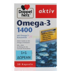 DOPPELHERZ OMEGA-3 1400MG 30CAPS (1+1 FREE)