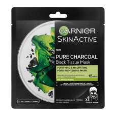 GARNIER SKIN ACTIVE CHARCOAL TISSUE MASK 28G