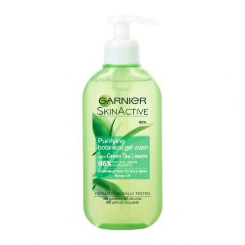 GARNIER SKIN ACTIVE GEL WASH GREEN TEA 200ML