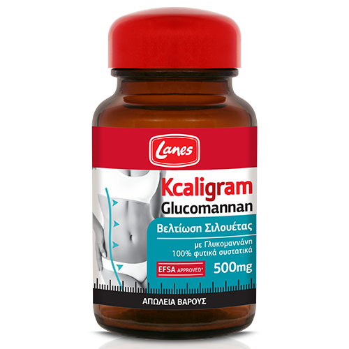 LANES KCALIGRAM GLUCOMANNAN 60CAPS