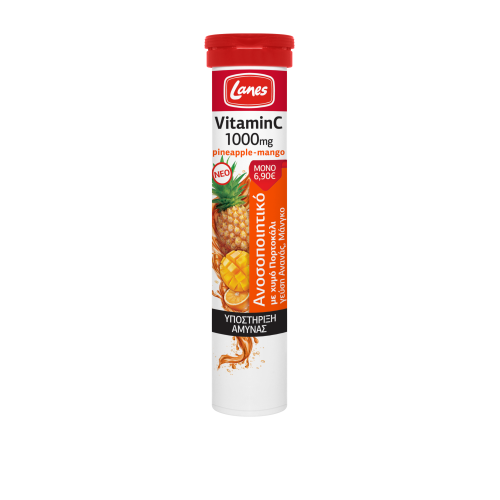 LANES VITAMIN C 1000MG & PINEAPPLE EFF 20TABS