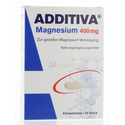 ADDITIVA MAGNESIUM 400MG 30 FILM COATED TABLETS