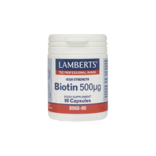 LAMBERTS BIOTIN 500MCG 90CAPS