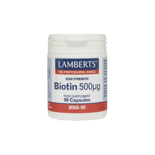 LAMBERTS BIOTIN 500MCG 90CAPS