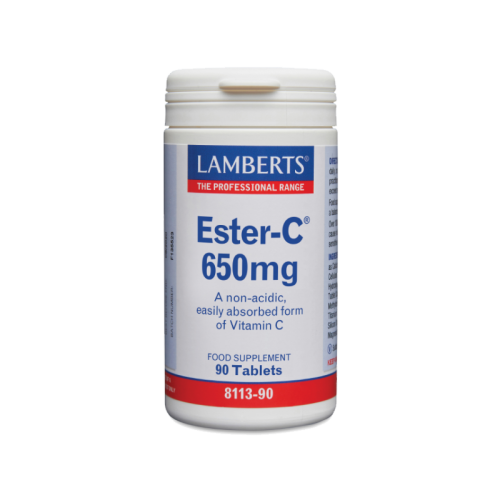 LAMBERTS ESTER-C 650MG 90 TABLETS