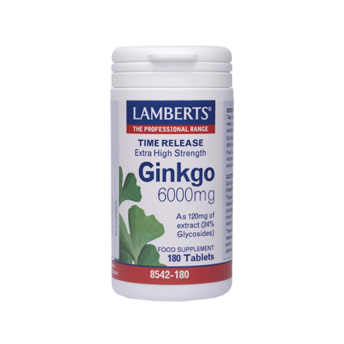 LAMBERTS GINKGO BILOBA 6000MG 30TABS