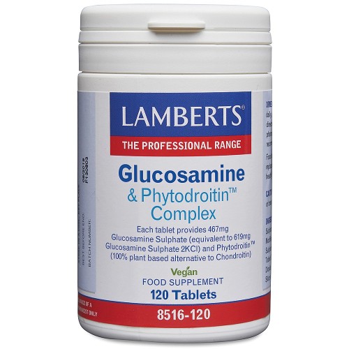 LAMBERTS GLUCOSAMINE & PHYTODROITIN COMPLEX 60 TABLETS