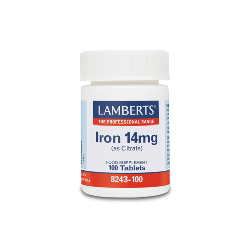 LAMBERTS IRON 14MG 100TABS