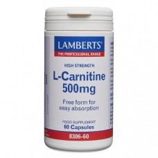 LAMBERTS L-CARNITINE 500MG 60CAPS