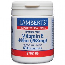 LAMBERTS NATURAL VITAMIN E 400IU 60CAPS
