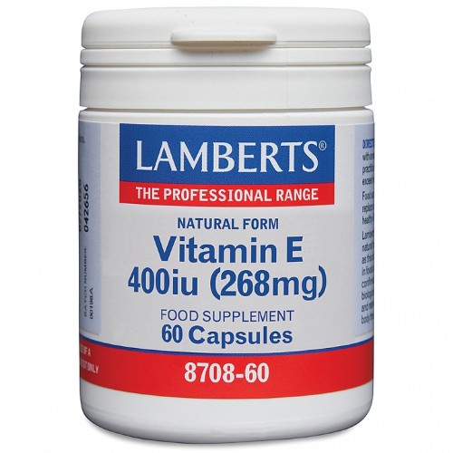 LAMBERTS NATURAL VITAMIN E 400IU 60CAPS