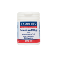 LAMBERTS SELENIUM & VIT A,C,E 100TABS