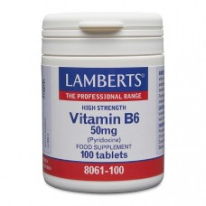 LAMBERTS VITAMIN B6 50MG 100TABS