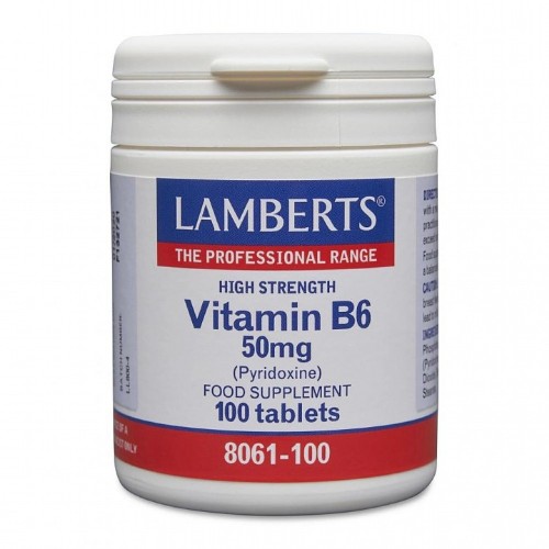 LAMBERTS VITAMIN B6 50MG 100TABS