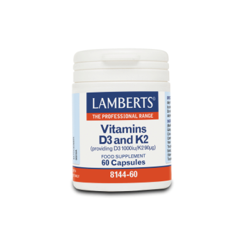LAMBERTS VITAMIN D3 & K2 60 CAPS