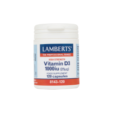 LAMBERTS VITAMIN D3 1000IU 25MG 120TABS