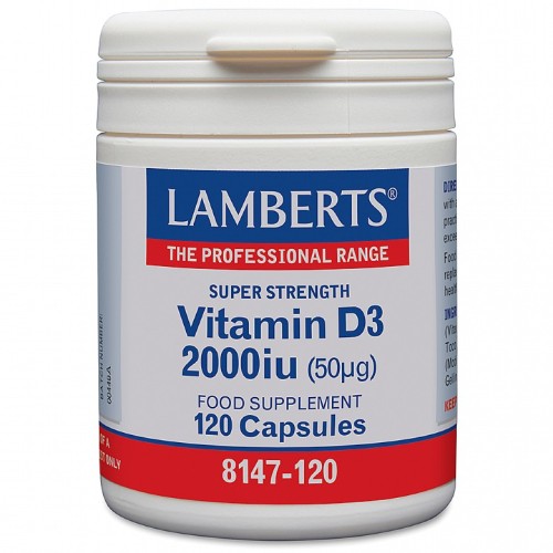 LAMBERTS VITAMIN D3 2000IU 120CAPS
