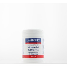 LAMBERTS VITAMIN D3 4000IU 100MG 30TABS