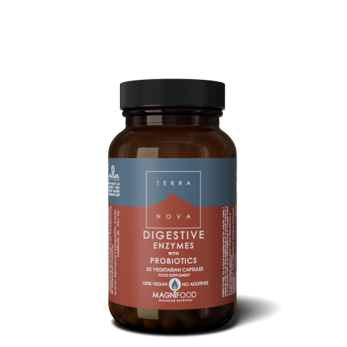 TERRANOVA DIGESTIVE ENZYMES PROBIOTICS 50CAPS