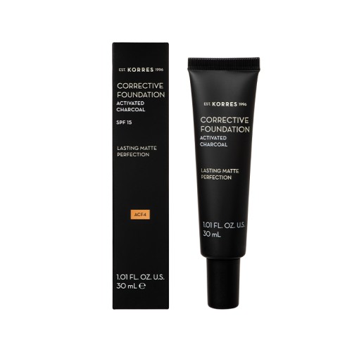 KORRES ACTIVATED CHARCOAL FOUNDATION ACF4