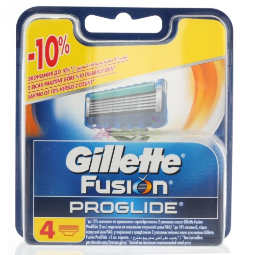 GILLETTE FUSION PROGLIDE 4 REFILLS