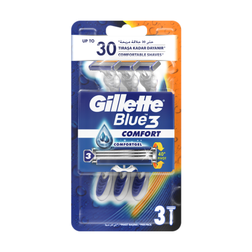 GILLETTE BLUE 3 RAZORS