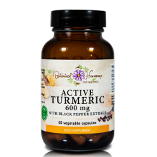 BOTANICAL HARMONY BH ACTIVE TURMERIC with BLACK PEPPER 600MG 60vs