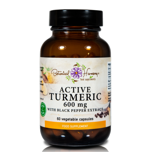 BOTANICAL HARMONY BH ACTIVE TURMERIC with BLACK PEPPER 600MG 60vs
