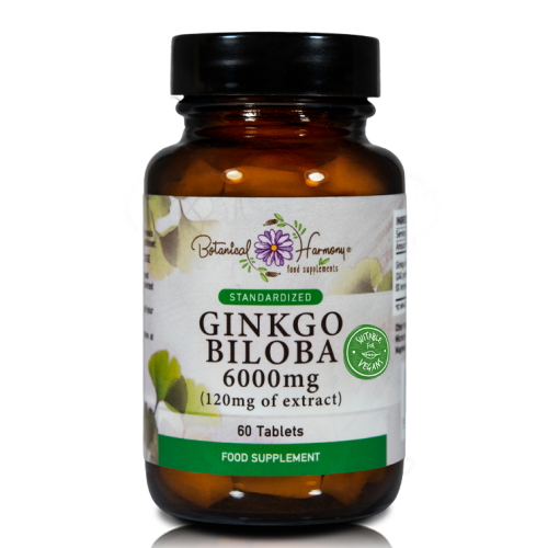 BOTANICAL HARMONY BH GINKGO BILOBA 6000MG (120MG EXTRACT)