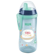 NUK KIDDY CUP WITH CLIP 300ML GREEN