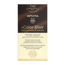APIVITA HAIR COLOR KIT 7.43 BLONDE COPPER GOLD