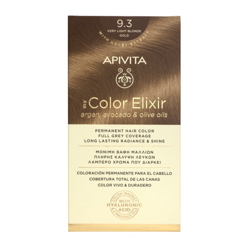 APIVITA HAIR COLOR KIT 9.3 VERY LIGHT BLONDE GOLD