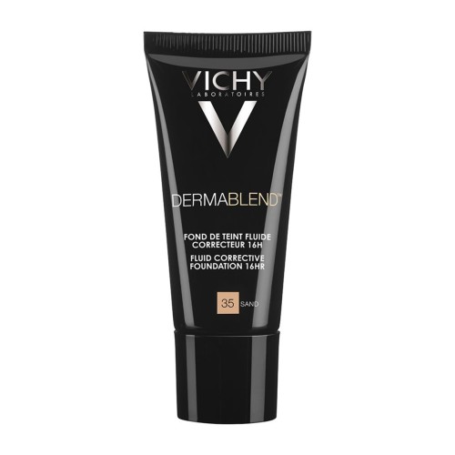 VICHY DERMABLEND FLUID CORRECTIVE FOUNDATION 16HR ALL SKIN TYPES SAND 35