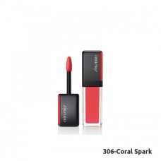 SHISEIDO LAQUERINK LIPSHINE 306 CORAL SPARK