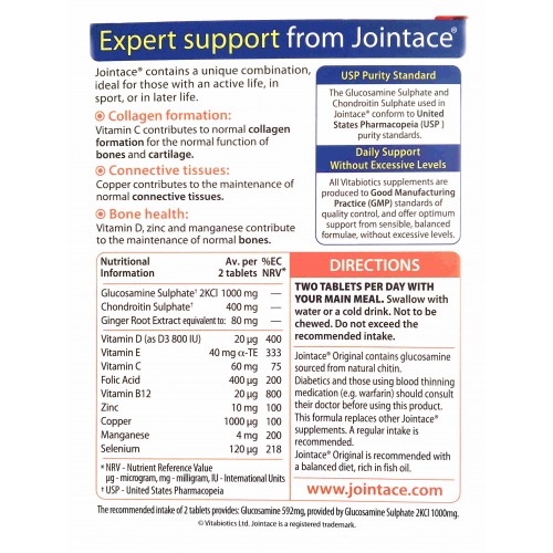 Jointace Chondroitin Glucosamine Tablets Pack Of 30