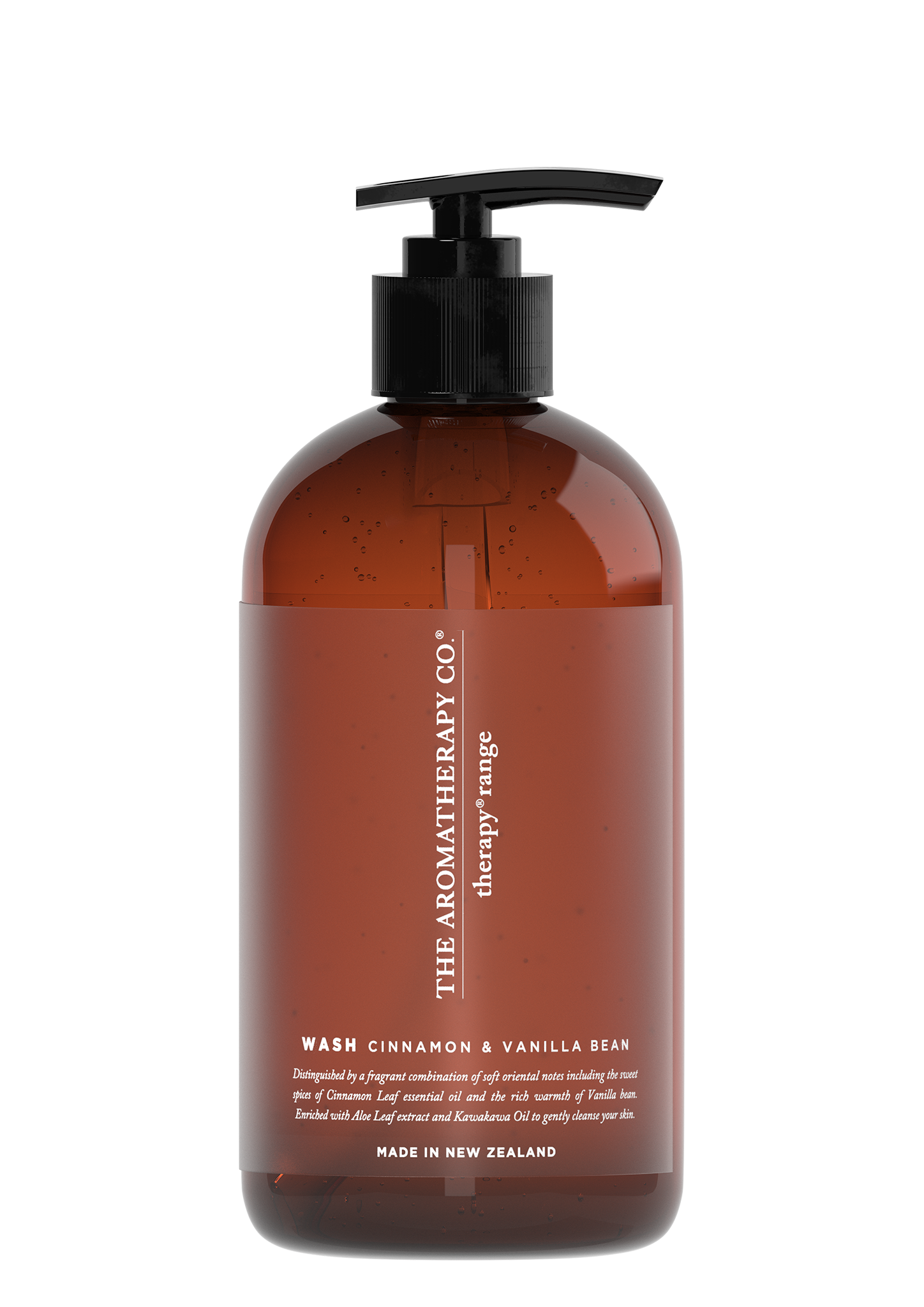THE AROMATHERAPY CO THERAPY CINNAMON &VANILLA BEAN HAND&BODY WASH 500ML