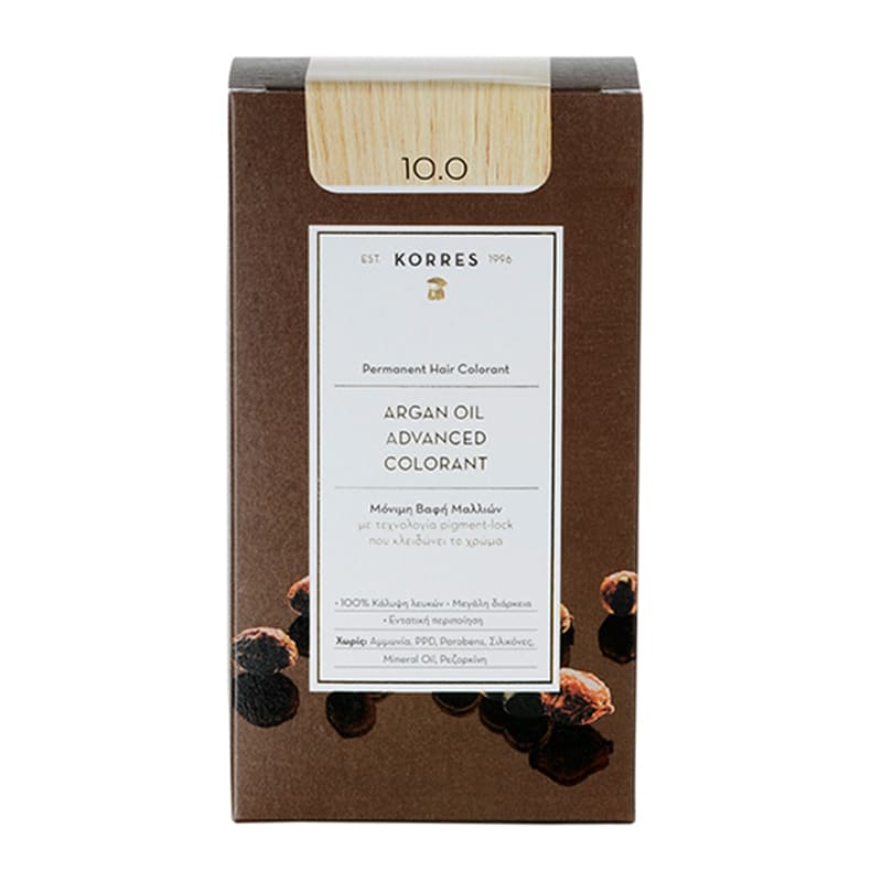 KORRES HAIR COLOR 10.0 Platinum Blonde