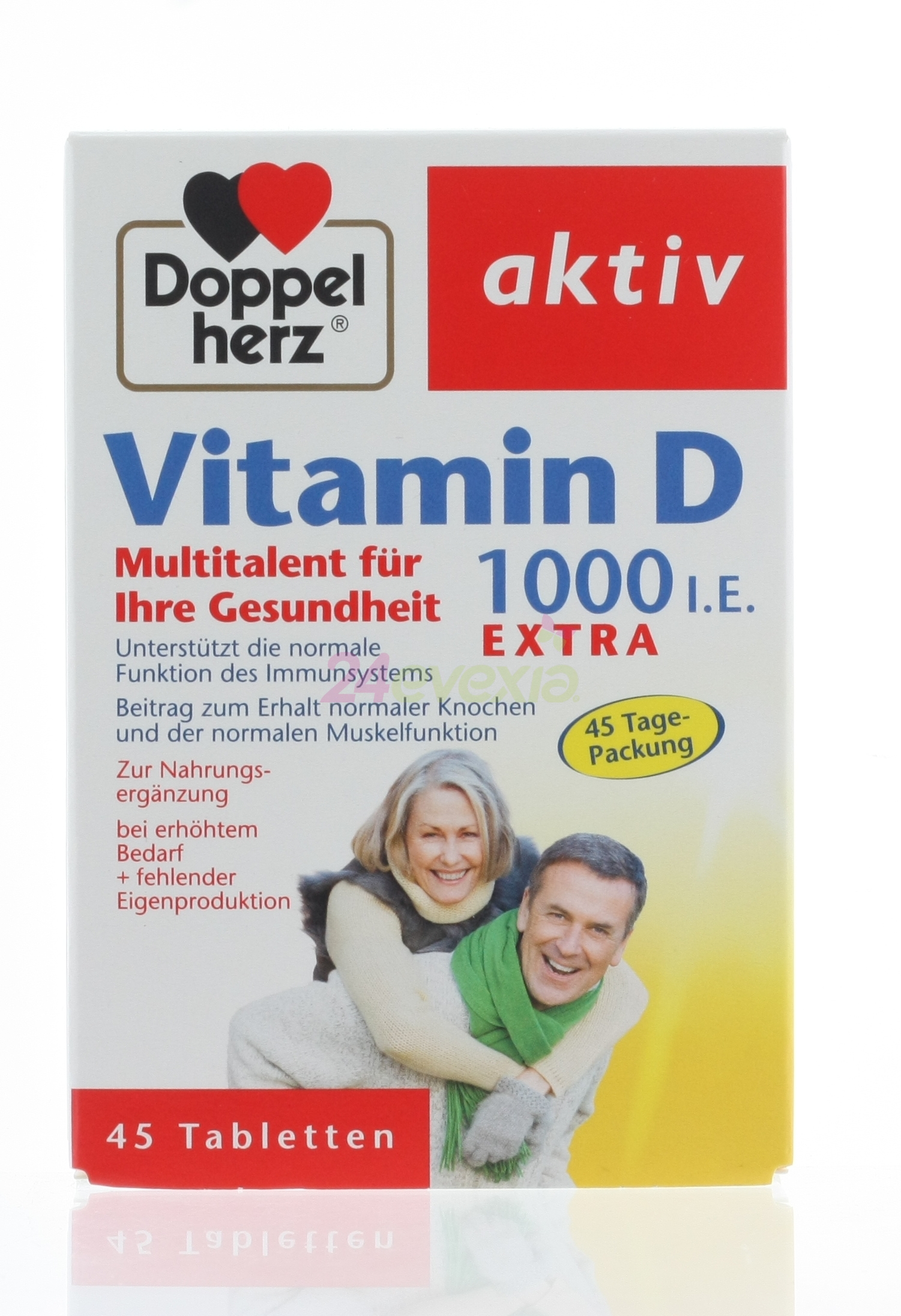 DOPPELHERZ VITAMIN D 1000IU 45TABS