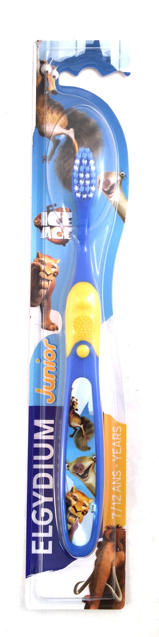 ELGYDIUM JUNIOR TOOTHBRUSH 7-12  ICE AGE BLUE