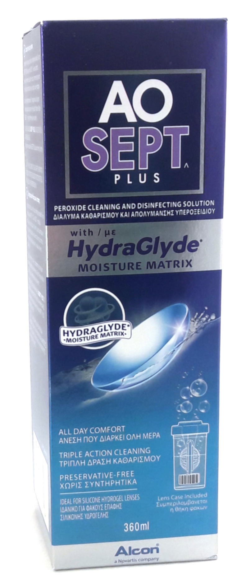 AOSEPT PLUS WITH HYDRAGLYDE 360ml
