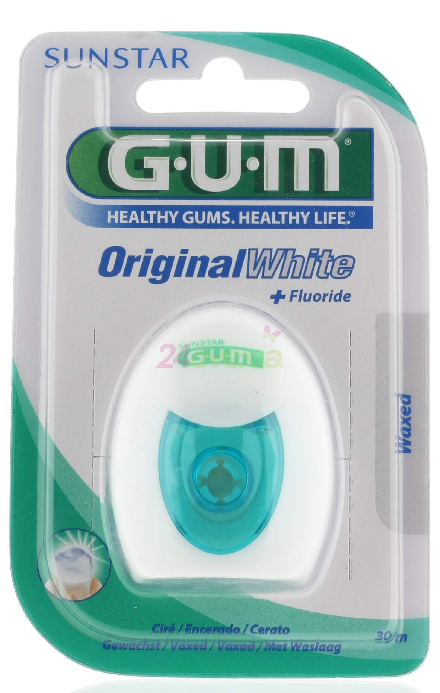 GUM ORIGINAL WHITE DENTAFLOSS 2040