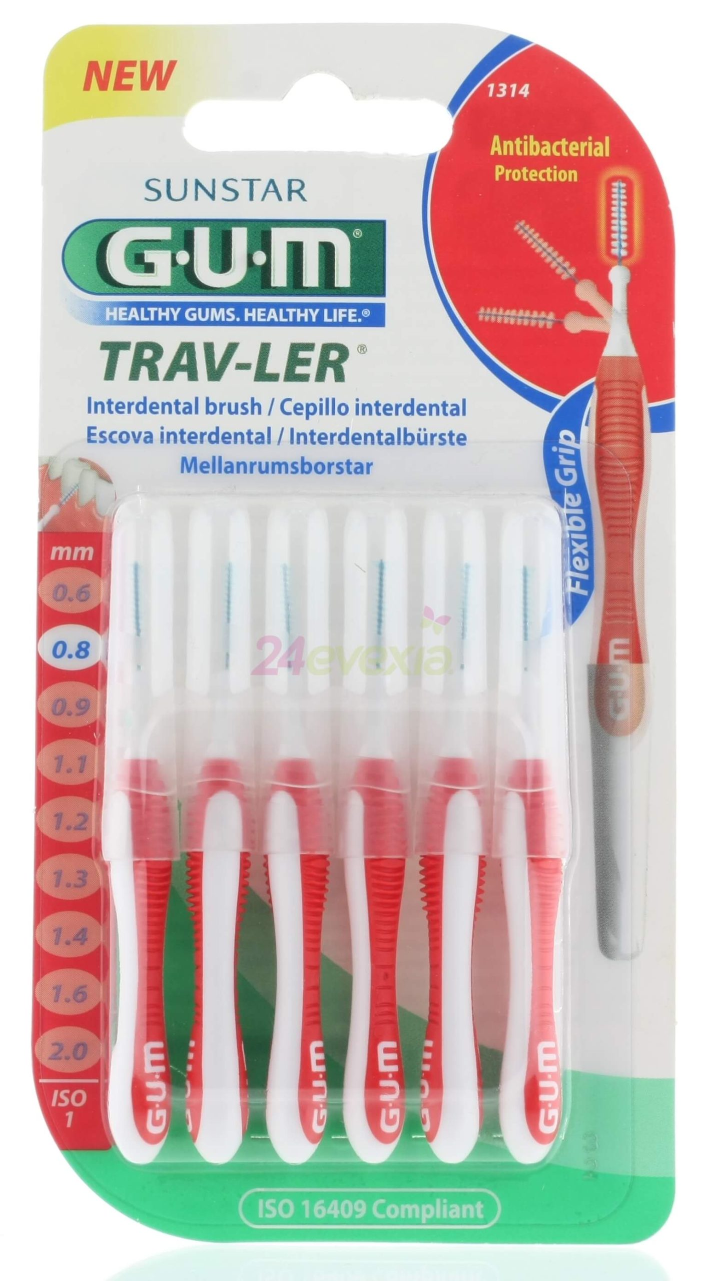 GUM PROXABRUSH TRAV-LER 1314