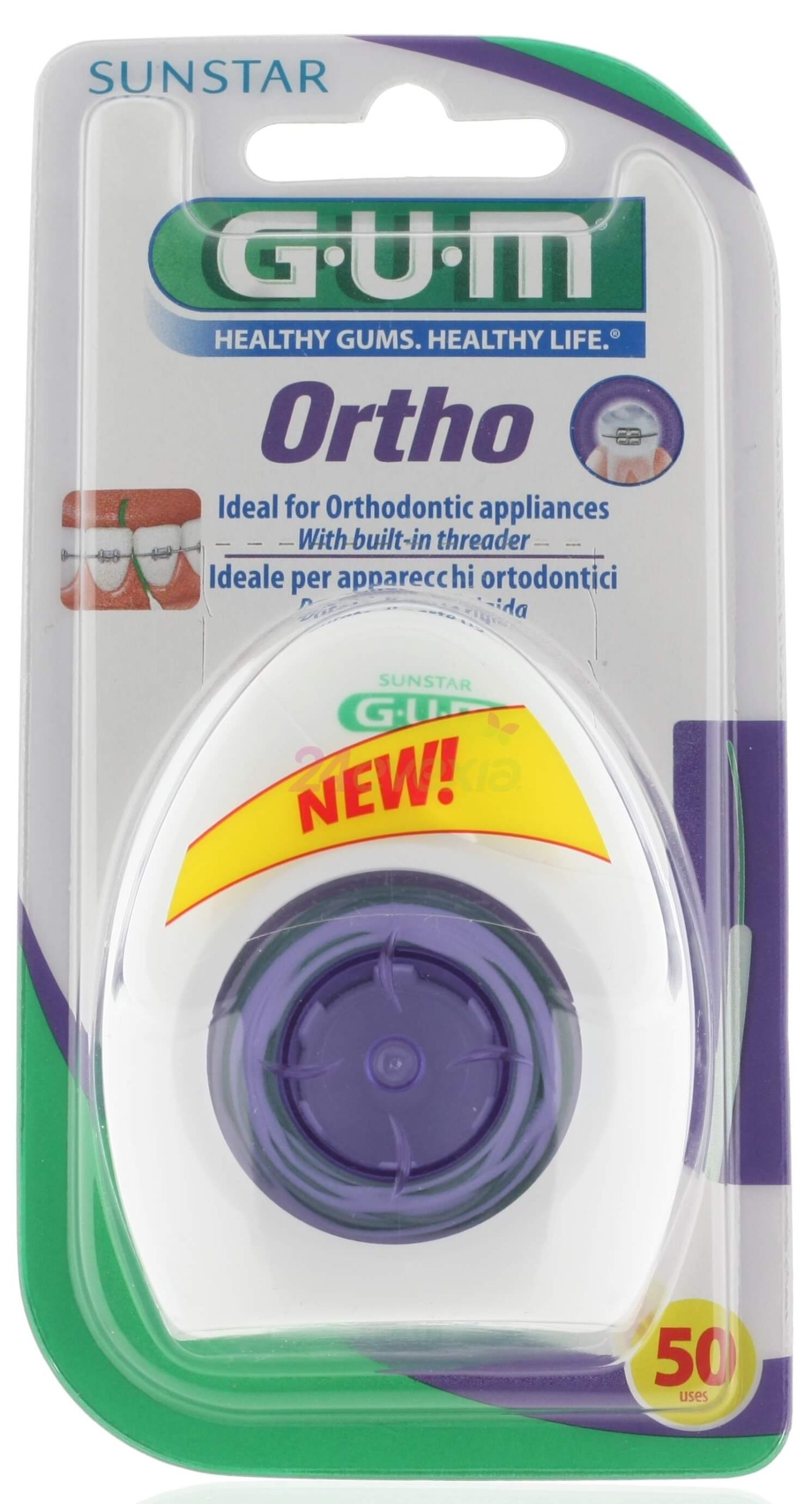 GUM ORTHO+FLOSS 3220