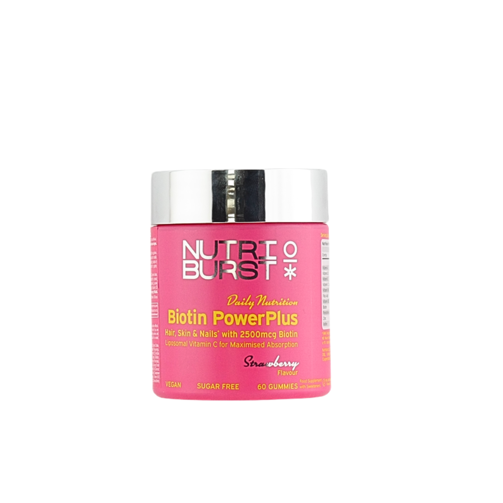 NUTRIBURST BIOTIN POWERPLUS HAIR, SKIN & NAILS 60 GUMMIES