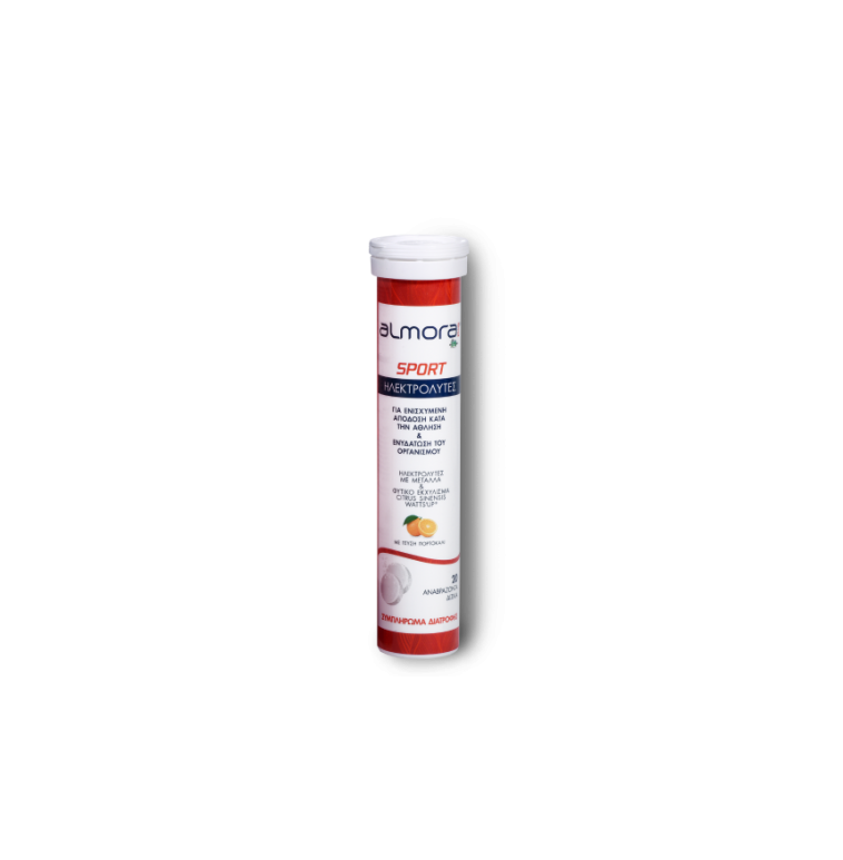 ALMORA PLUS SPORT EFFERVESCENT 20 TABLETS