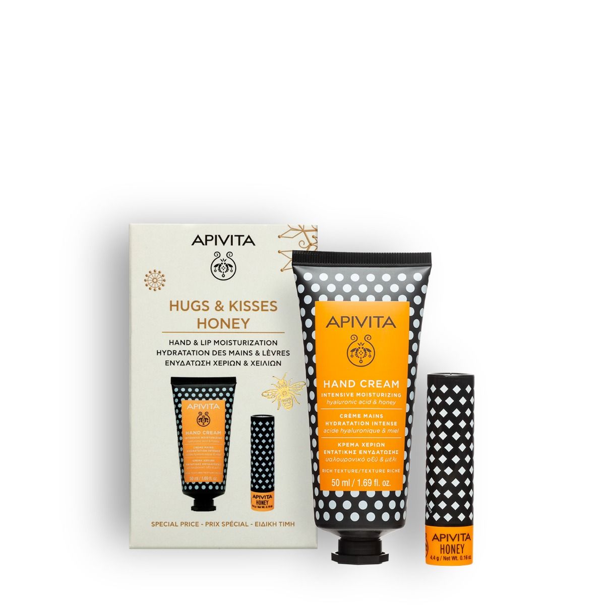 APIVITA HUGS & KISSES HONEY LIP XMAS 2025