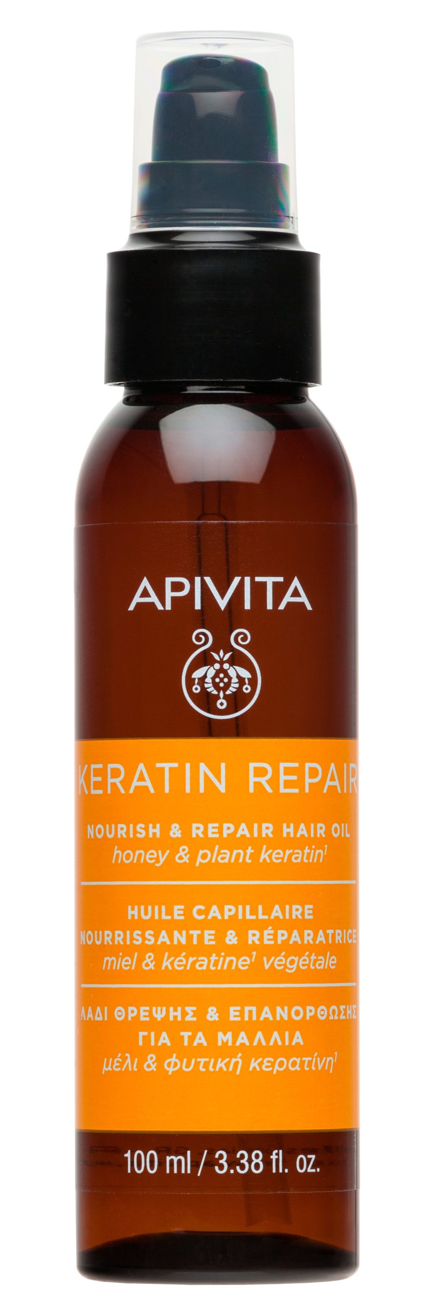 APIVITA KERATIN REPAIR NOURISH & REPAIR HAIR OIL 100ML